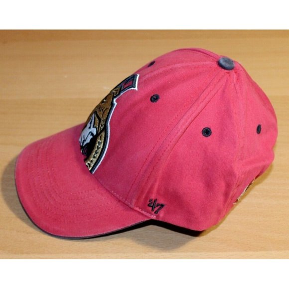 NHL Hockey Ottawa Senators Snapback Hat Cap OS One Size '47 Red Embroidered Logo - Picture 2 of 7